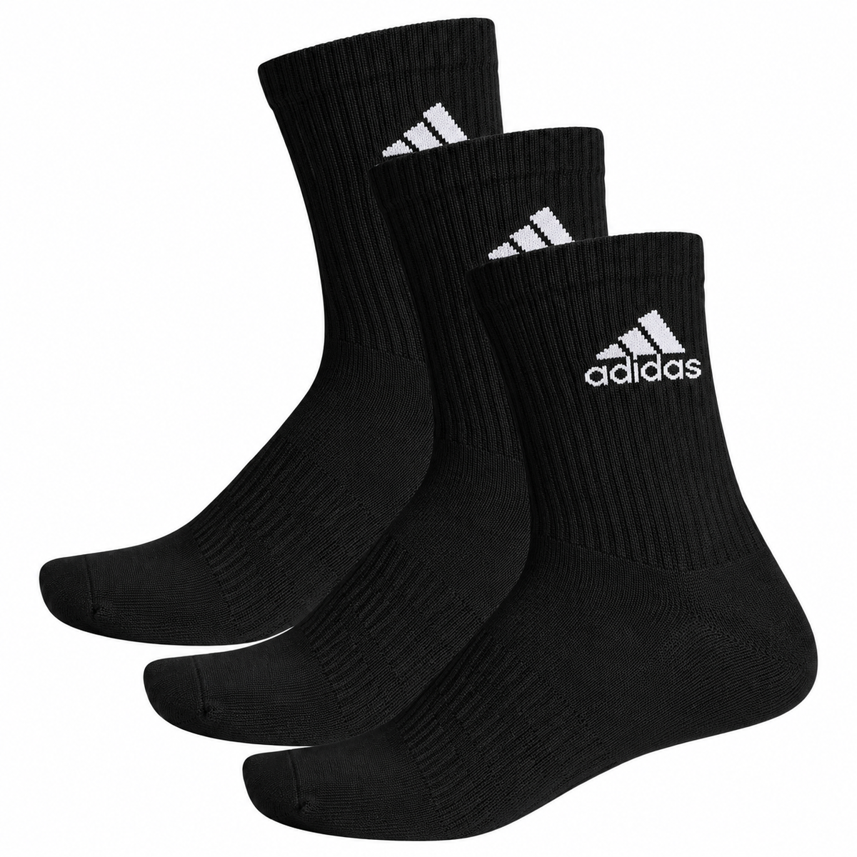 Adidas 3-Pack Socks – Black
